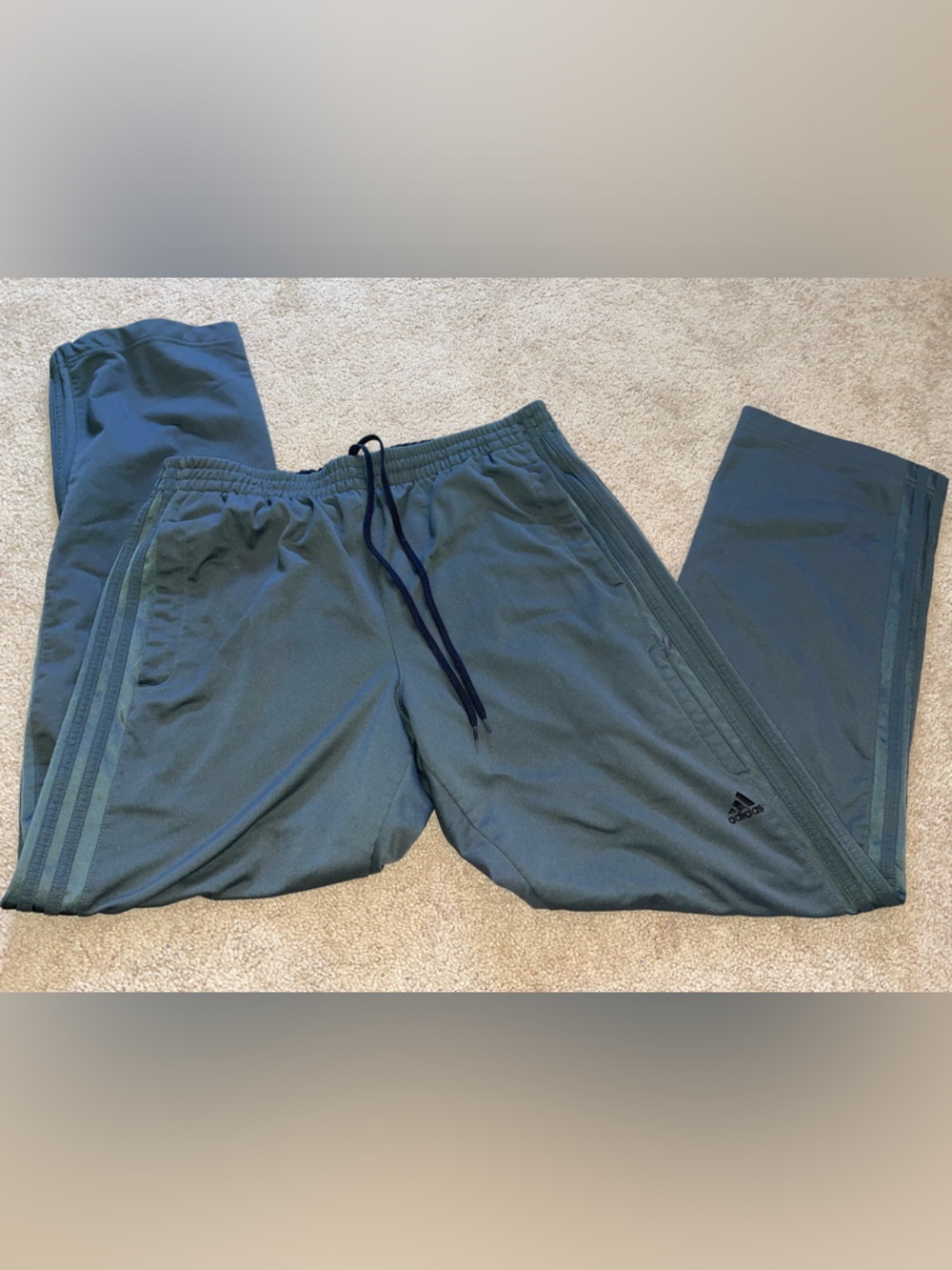 Adidas Grey mens sweatpants / track pants